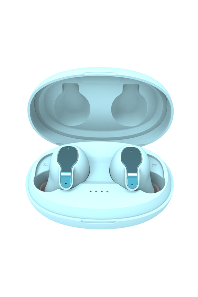IX-E20 Kulak içi Bluetooth Kablosuz Kulaklık - Mavi
