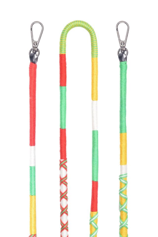 Layka El Örgüsü Yuvarlak Telefon Boyun Askısı