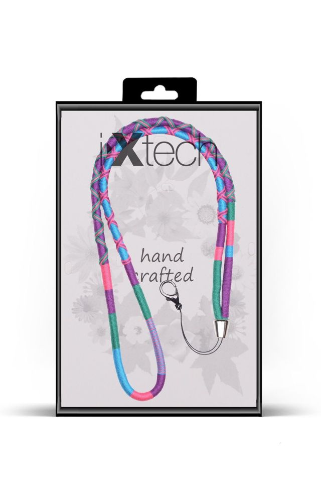 Magnolia El Örgülü Yuvarlak Telefon Boyun Askısı