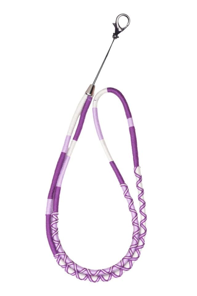 Lily El Örgüsü Yuvarlak Telefon Boyun Askısı