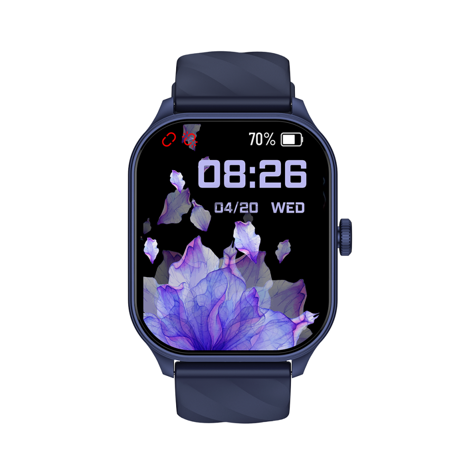 XeeFit-10 Akıllı Saat Amoled Ekran Sesli Asistan Konuşma Özellikli Mavi