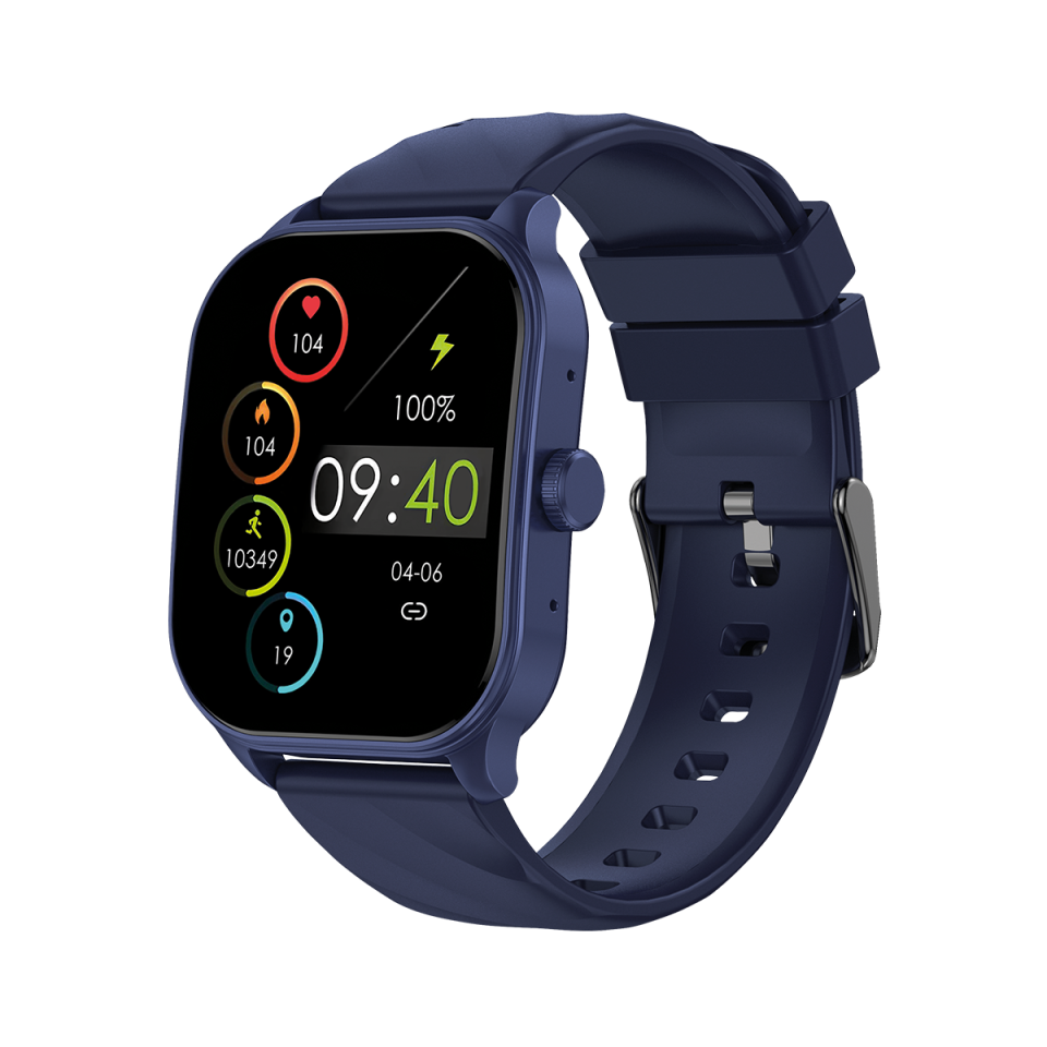 XeeFit-10 Akıllı Saat Amoled Ekran Sesli Asistan Konuşma Özellikli Mavi