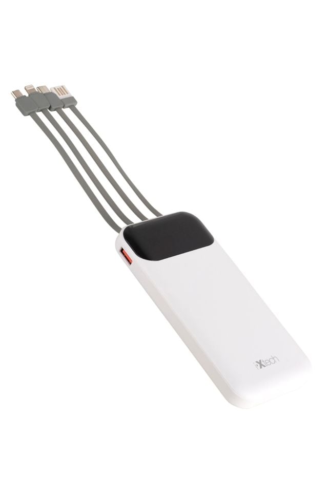 IX-PB025 10.000 Mah Powerbank Taşınabilir Şarj Cihazı - Beyaz