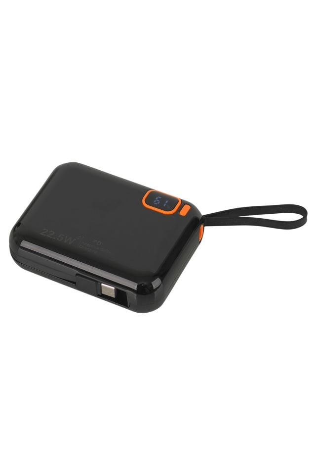 IX-PB024 10.000 Mah 22.5W Hızlı Şarj Powerbank Taşınabilir Şarj Cihazı - Siyah