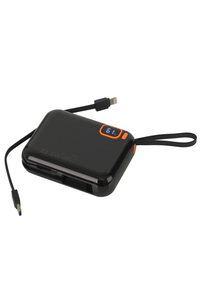 IX-PB024 10.000 Mah 22.5W Hızlı Şarj Powerbank Taşınabilir Şarj Cihazı - Siyah