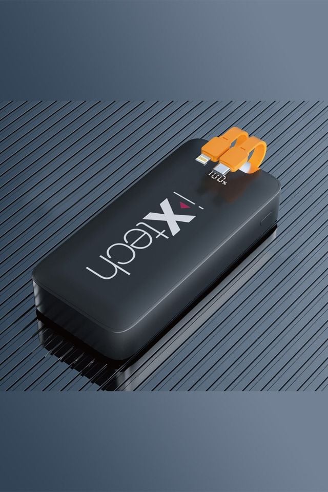 IX-PB023 20.000 Mah Powerbank Taşınabilir Şarj Cihazı - Siyah