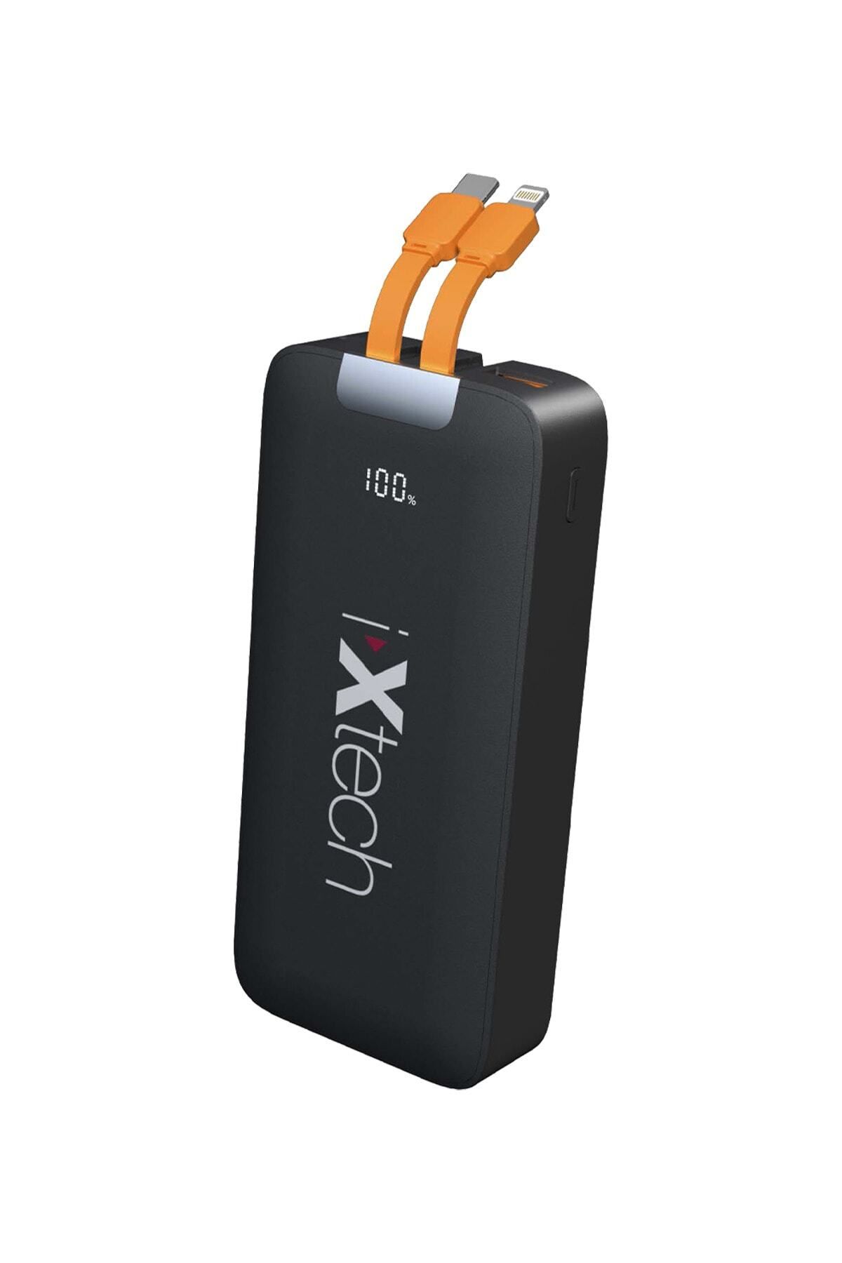 IX-PB023 20.000 Mah Powerbank Taşınabilir Şarj Cihazı - Siyah