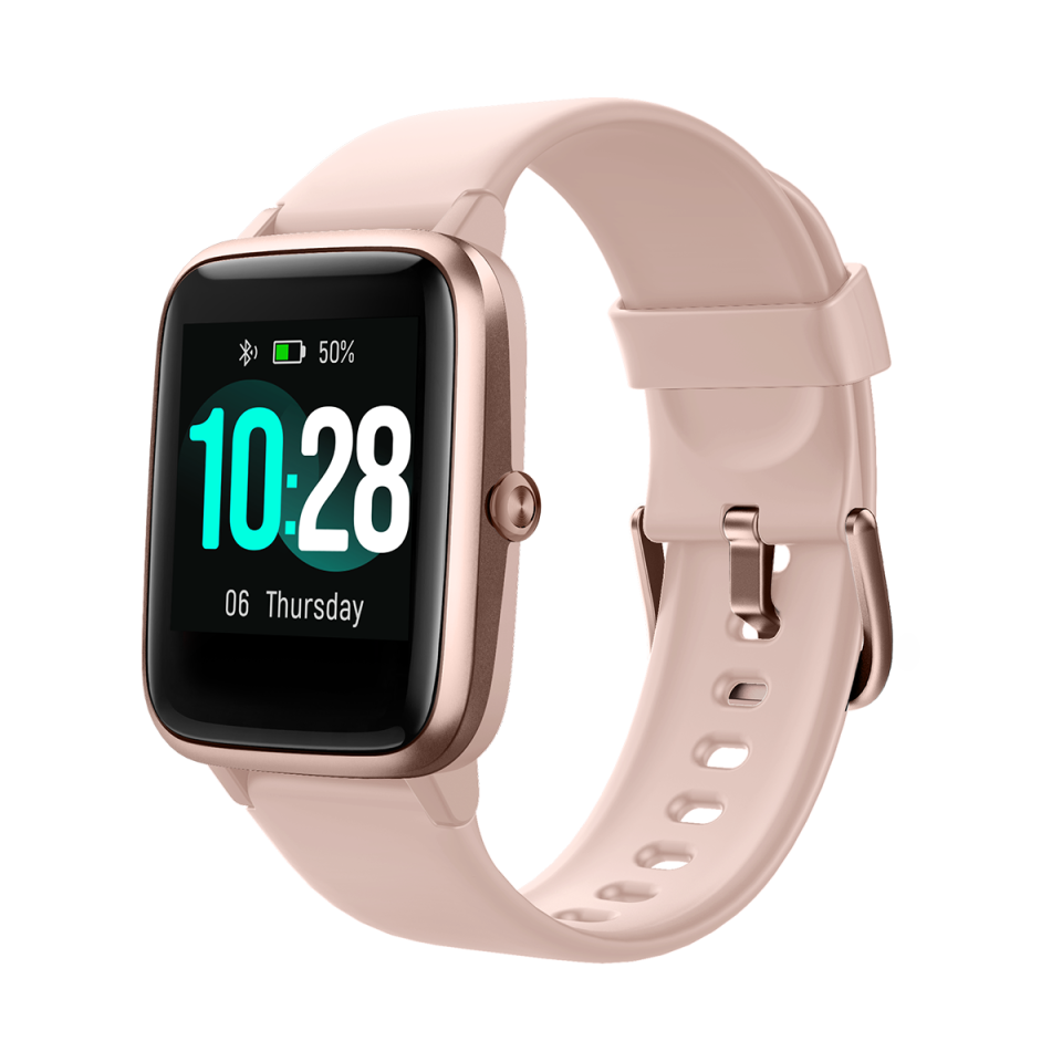 Xee-5 Ios Ve Android Uyumlu 8 Farklı Spor Modu Akıllı Saat - Pembe