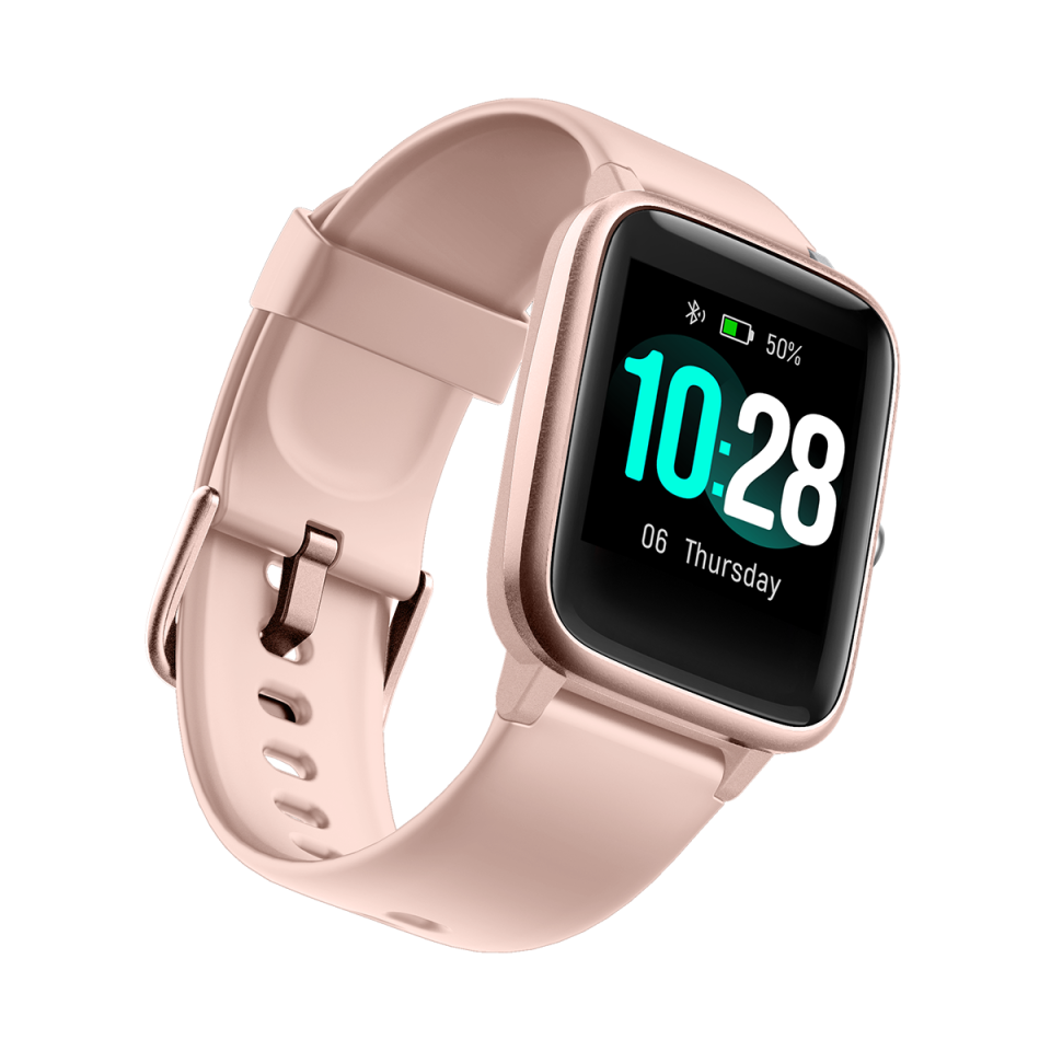 Xee-5 Ios Ve Android Uyumlu 8 Farklı Spor Modu Akıllı Saat - Pembe