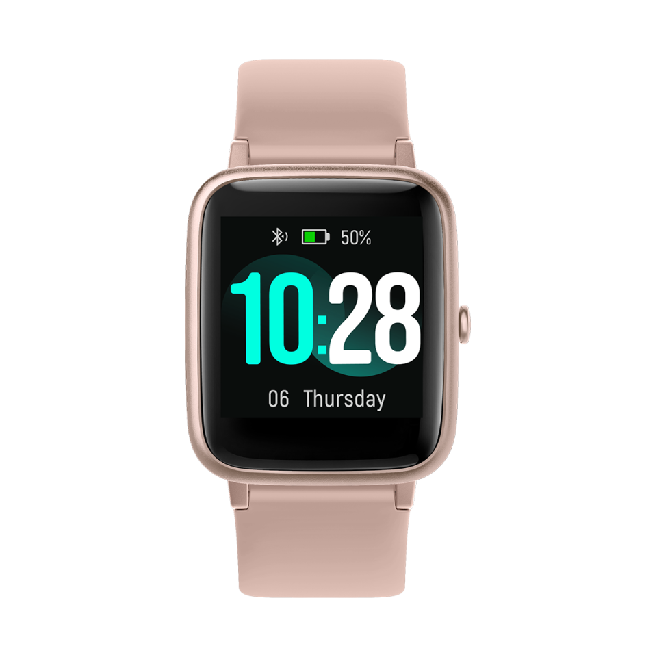 Xee-5 Ios Ve Android Uyumlu 8 Farklı Spor Modu Akıllı Saat - Pembe