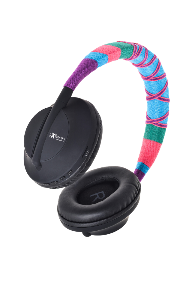 IX-E15 Magnolia El Örgüsü Kulak Üstü Bluetooth Kulaklık