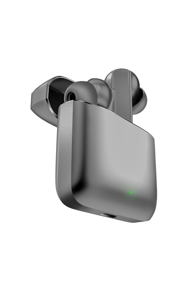 IX-E19 Kulak içi Bluetooth Kablosuz Metal Kasa Kulaklık - Gri