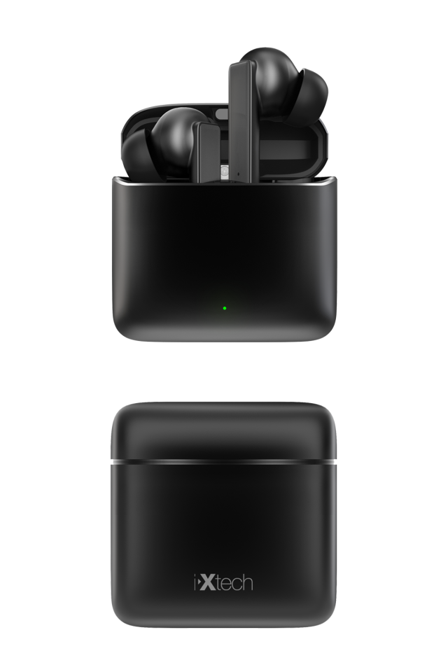IX-E19 Kulak içi Bluetooth Kablosuz Metal Kasa Kulaklık - Siyah