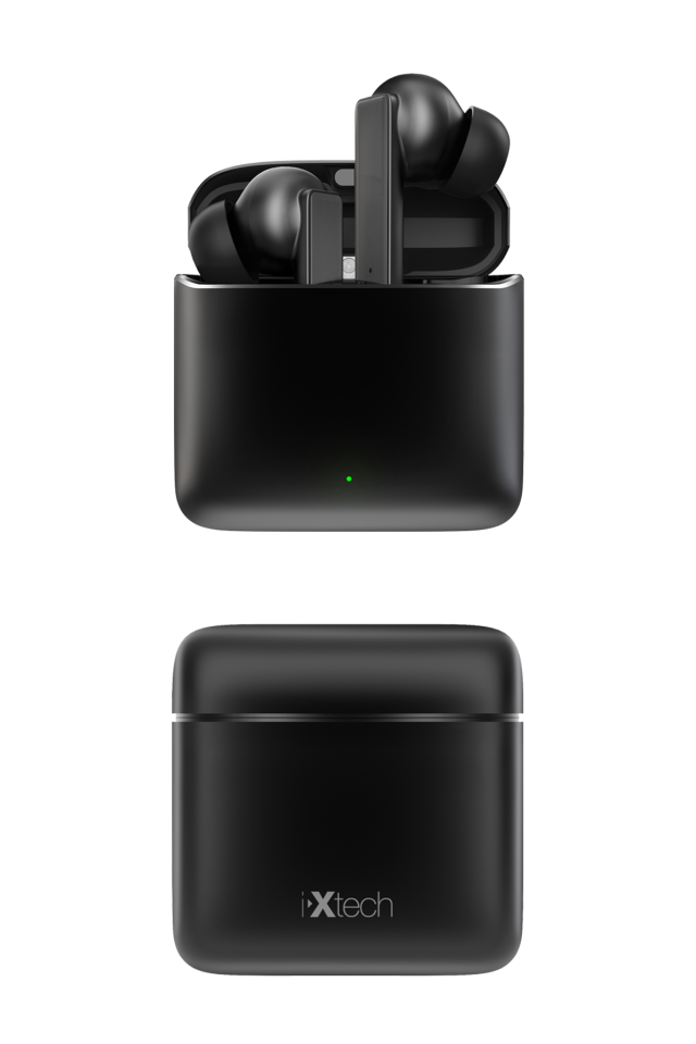 IX-E19 Kulak içi Bluetooth Kablosuz Metal Kasa Kulaklık - Siyah