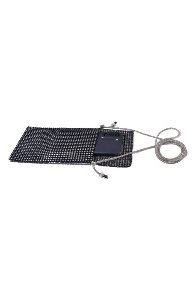 Rigel Pırıltılı Telefon Çantası Ve Askısı