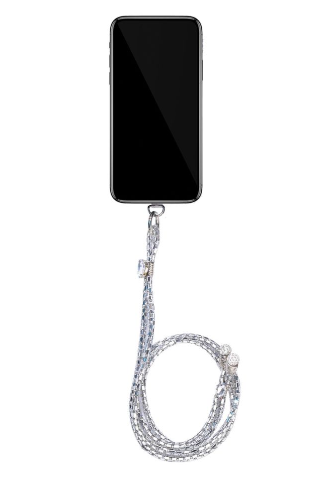 Tania Pırıltılı Telefon Boyun Askısı
