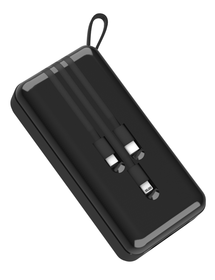 IX-PB015 30.000 Mah El Fenerli Çoklu Şarj Özellikli Powerbank Taşınabilir Şarj Cihazı - Siyah