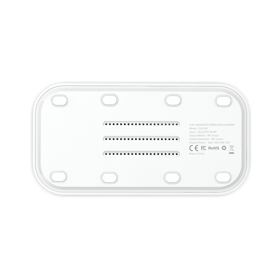IX-HC3 15w 3'lü Magsafe Özellikli Manyetik Hızlı Şarj Standı