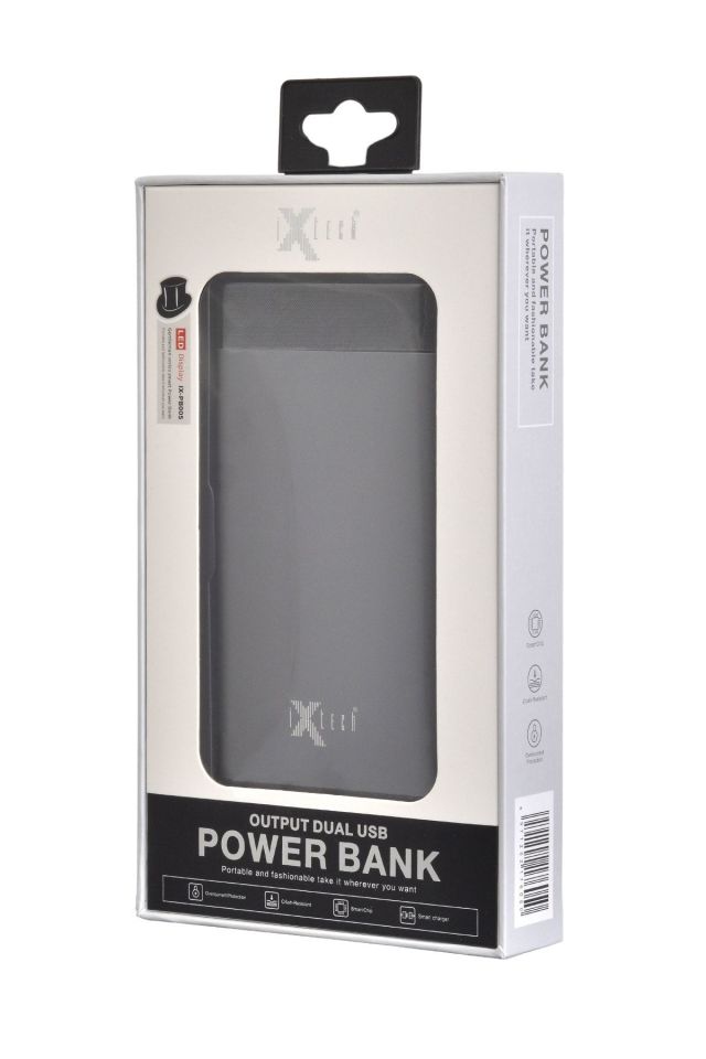 IX-PB05 8000 Mah Led Göstergeli Powerbank Taşınabilir Şarj Cihazı - Gold