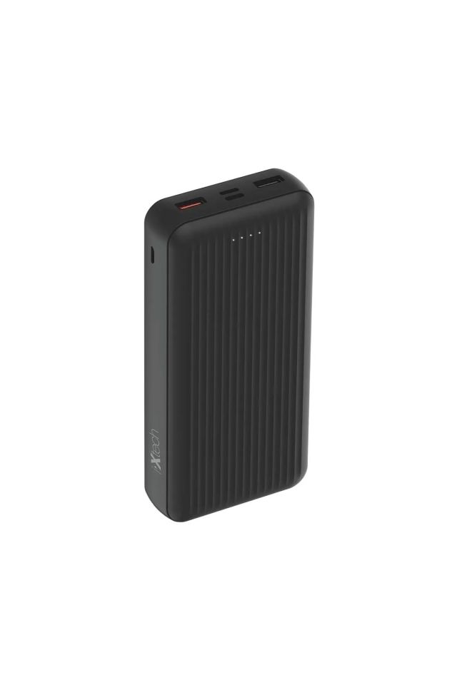 IX-PB018 20.000 Mah Led Göstergeli Powerbank Taşınabilir Hızlı Şarj Cihazı - Siyah