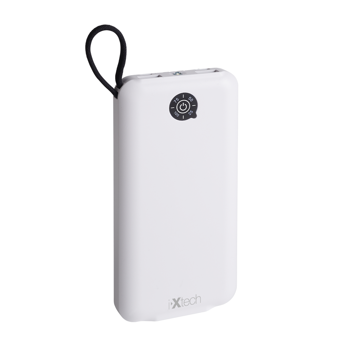 IX-PB013 10.000 Mah El Fenerli Çoklu Şarj Özellikli Powerbank Taşınabilir Şarj Cihazı - Beyaz