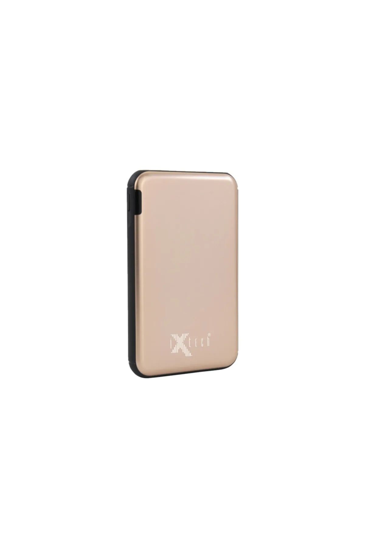 IX-PB09 5000 Mah Led Göstergeli Powerbank Taşınabilir Şarj Cihazı - Gold