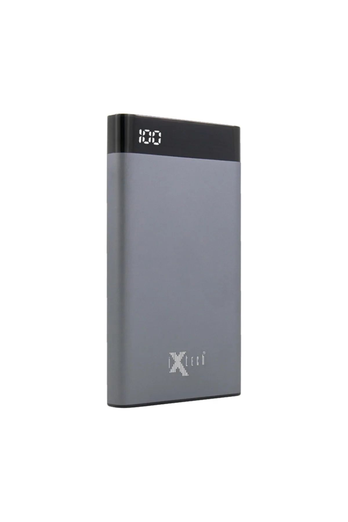 IX-PB05 8000 Mah Led Göstergeli Powerbank Taşınabilir Şarj Cihazı - Silver