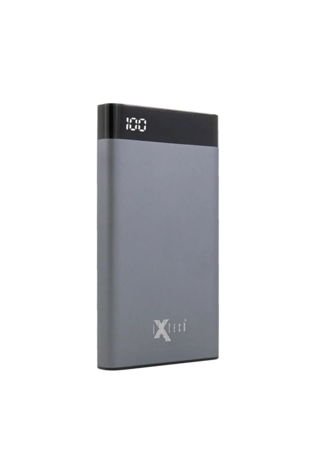 IX-PB05 8000 Mah Led Göstergeli Powerbank Taşınabilir Şarj Cihazı - Silver