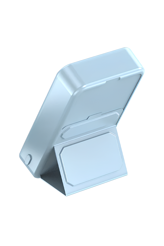 IX-PB030 20.000 Mah Dijital Ekranlı Magsafe Powerbank Taşınabilir Şarj Cihazı - Mavi