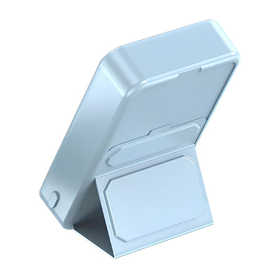 IX-PB030 20.000 Mah Dijital Ekranlı Magsafe Powerbank Taşınabilir Şarj Cihazı - Mavi
