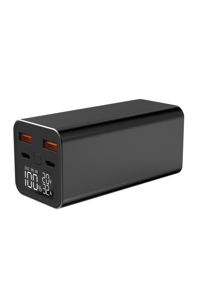 IX-PB031 20.000 mAh 65W LCD Göstergeli Powerbank Taşınabilir Laptop Şarjı