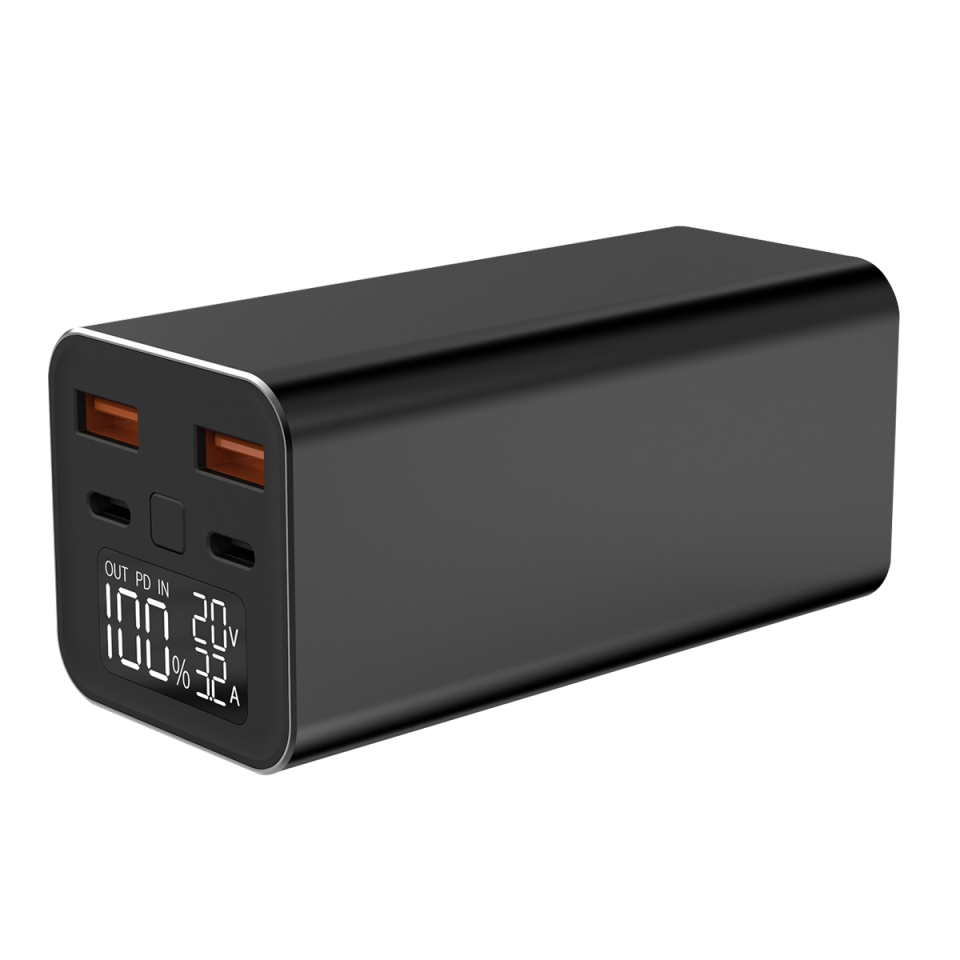 IX-PB031 20.000 mAh 65W LCD Göstergeli Powerbank Taşınabilir Laptop Şarjı