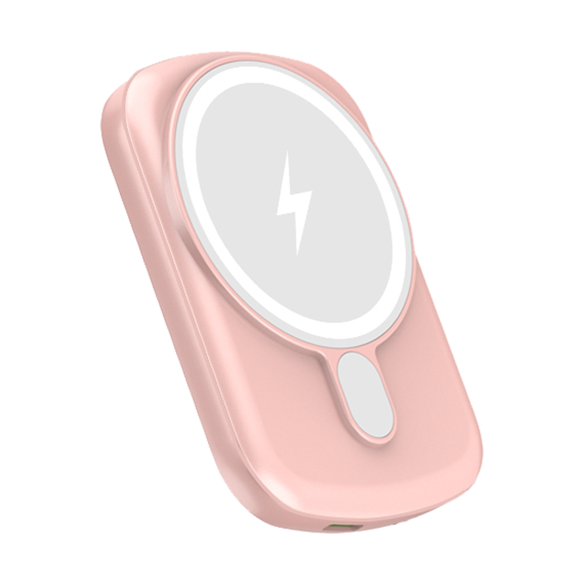 IX-PB033 5.000 Mah 15W Magsafe Powerbank Taşınabilir Şarj Cihazı -Pembe