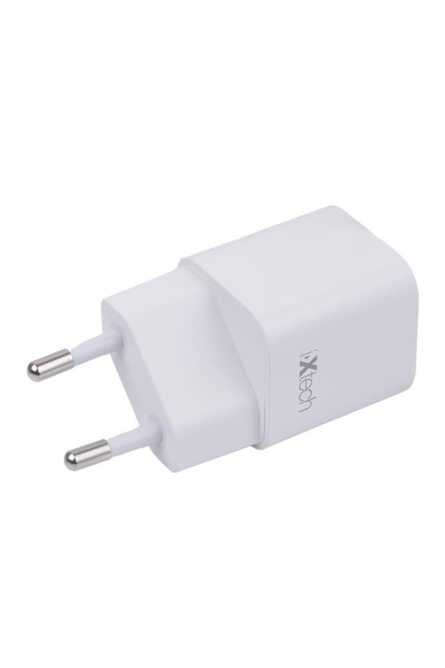 IX-HC1 33W Type-C ve Usb Port Akıllı Hızlı Şarj Cihazı - Beyaz