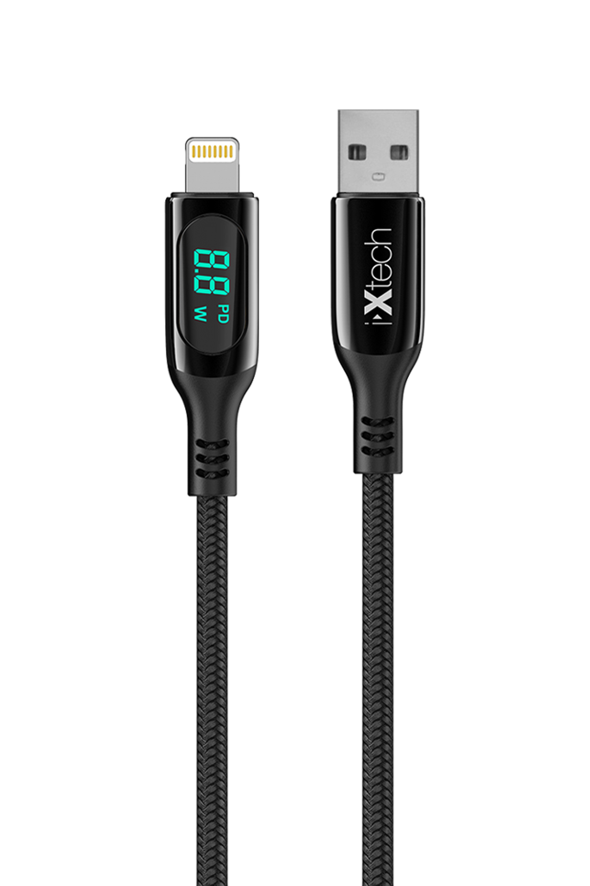 IX-UC015 Usb To Lightning Dijital Göstergeli Hızlı Şarj Kablosu
