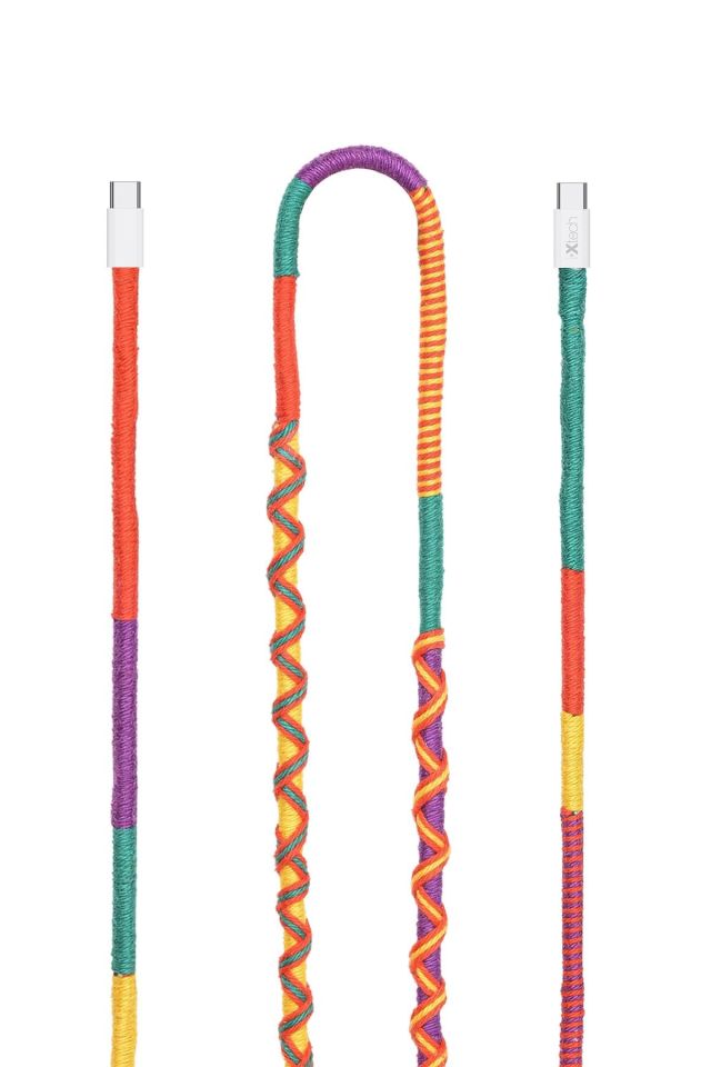IX-05 Abelia El Örgüsü Usb to Lightning Data ve Hızlı Şarj Kablosu