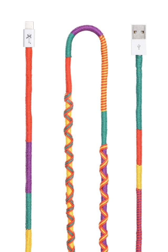 IX-05 Abelia El Örgüsü Usb to Type-C Data ve Hızlı Şarj Kablosu