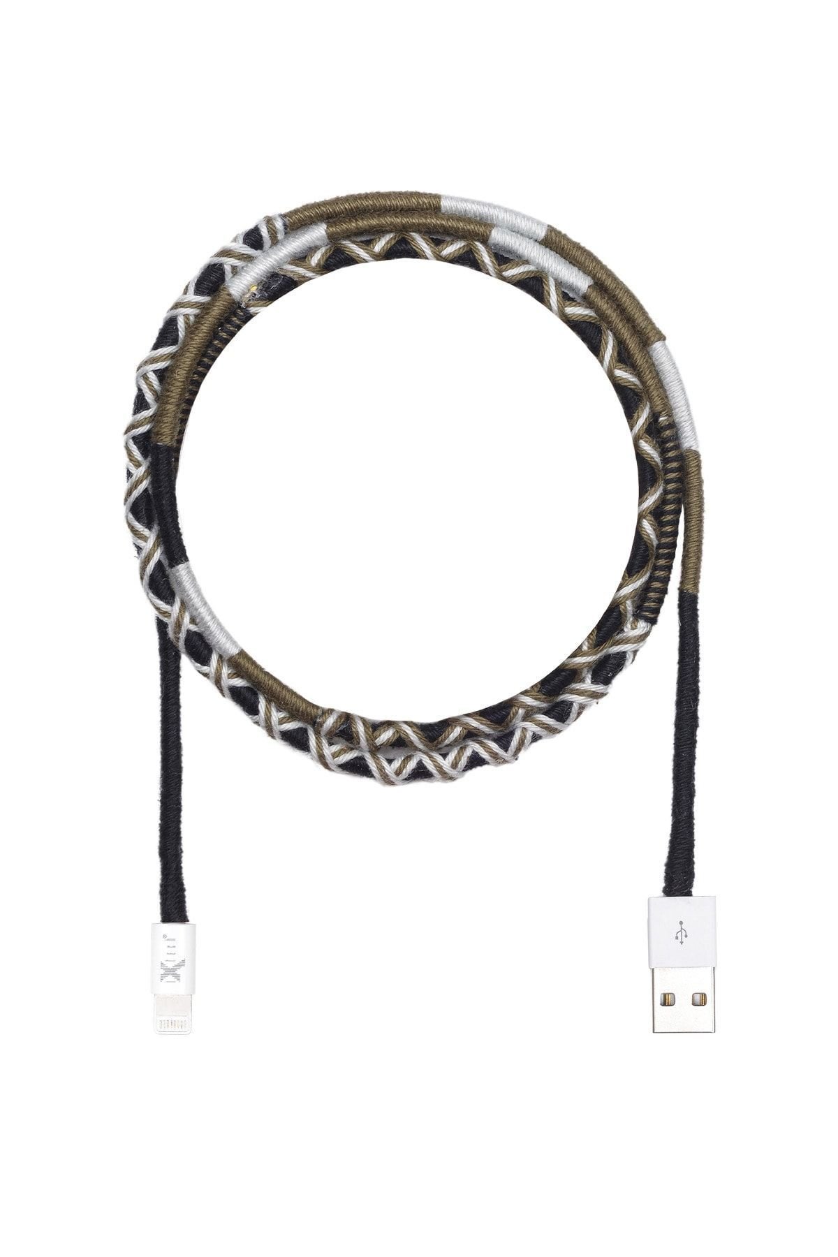 IX-05 Cosmos El Örgüsü Usb to Lightning Data ve Hızlı Şarj Kablosu
