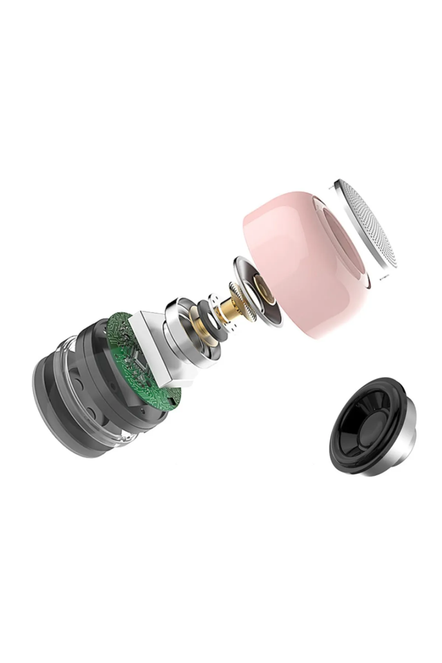 IX-B10 Led Işıklı Mıknatıslı Portatif Bluetooth Hoparlör - Pembe