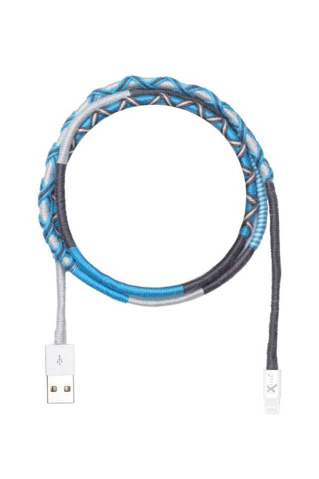 IX-05 Lotus El Örgüsü Usb to Lightning Data ve Hızlı Şarj Kablosu
