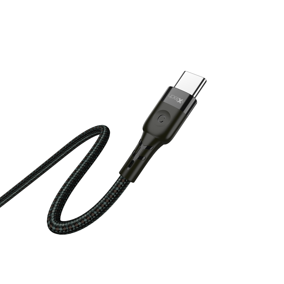 IX-UC013 Type-C to Type-C Data Ve Hızlı Şarj Kablosu - 1 mt Siyah