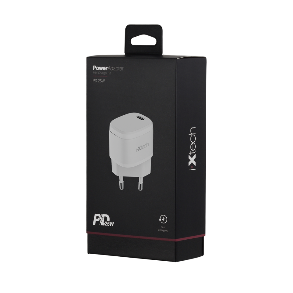 IX-CC015 25W Type-C Port Mini Hızlı Şarj Adaptörü