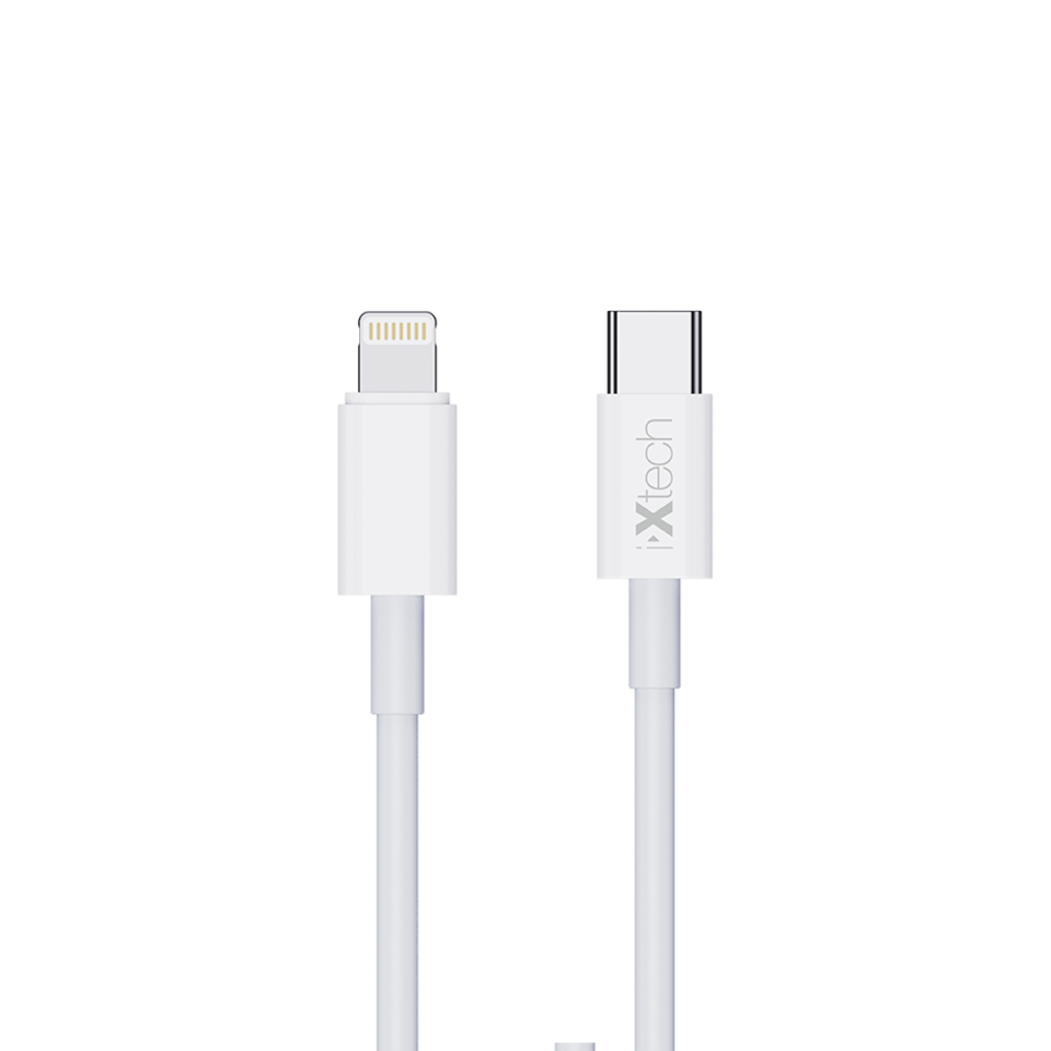 IX-UC022 Type-C to Lightning 30 cm Şarj ve Data Kablosu