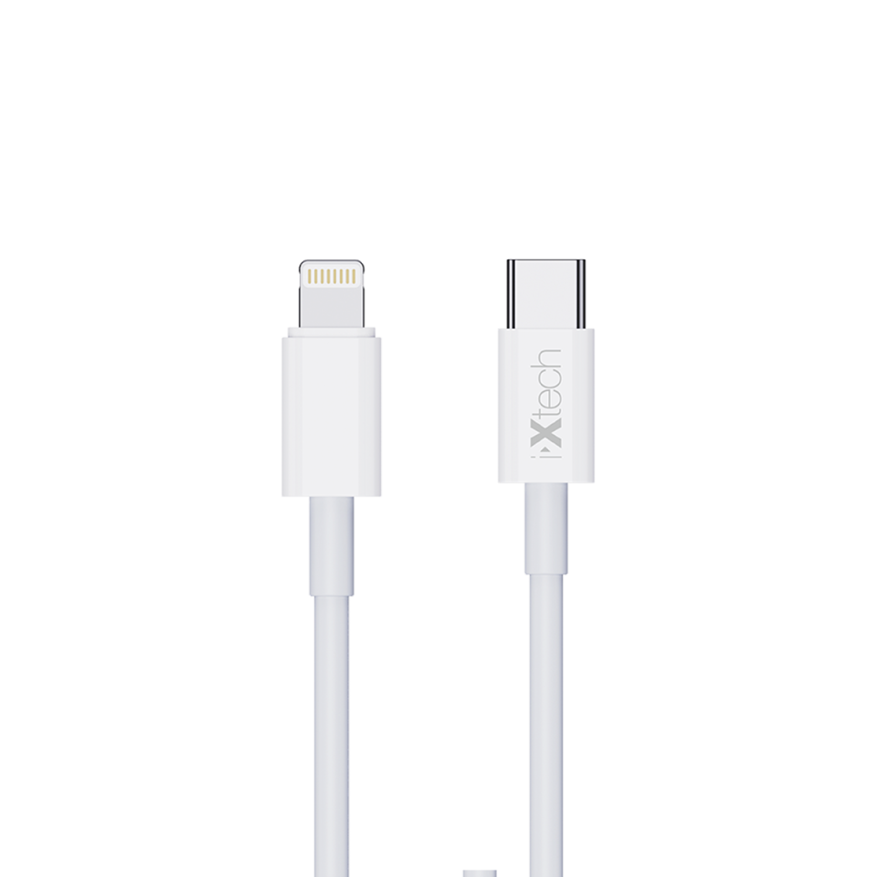 IX-UC022 Type-C to Lightning 30 cm Şarj ve Data Kablosu