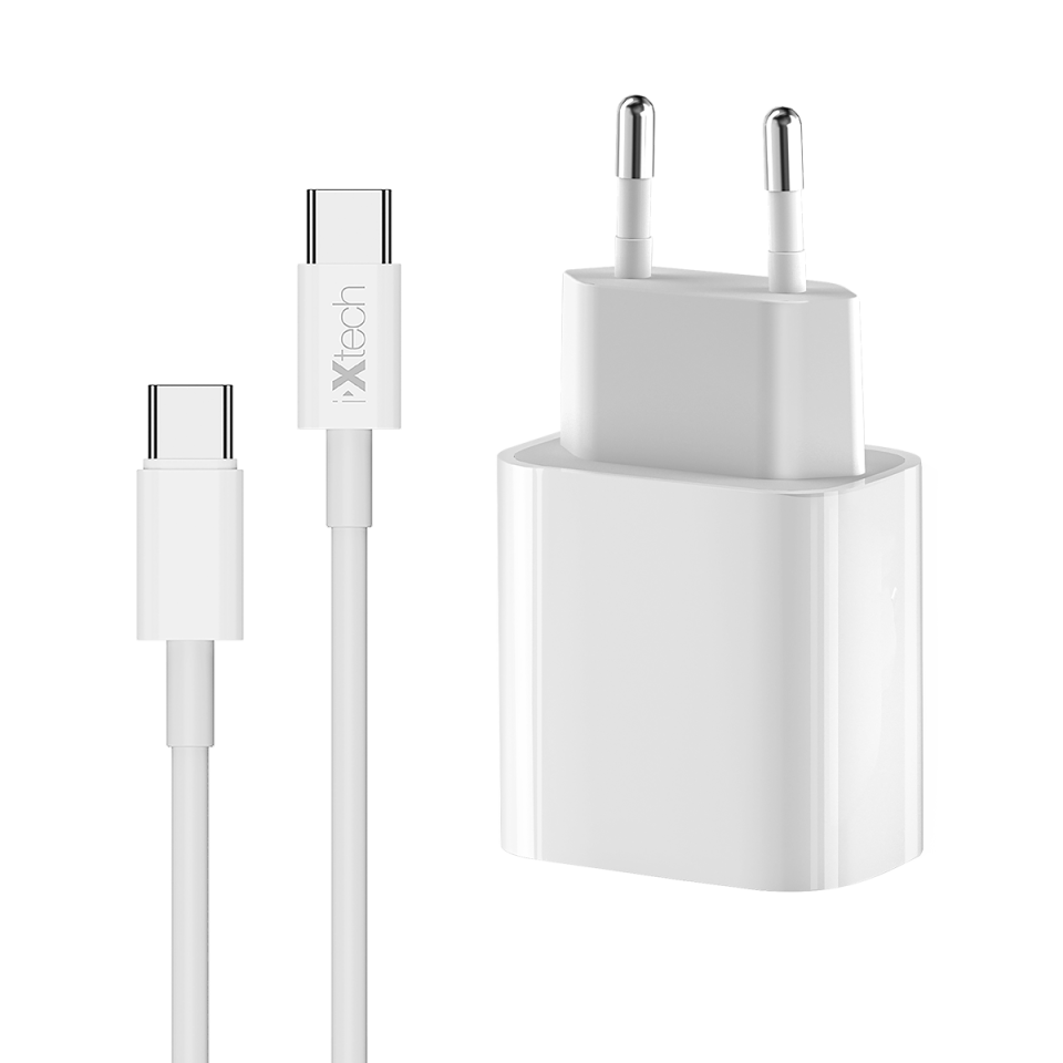 IX-HC6 20W Type-C to Type-C Seyahat Şarj Seti