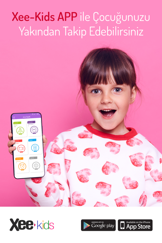 Xee Kids Konum Takipli Görüntülü Konuşmalı Akıllı Çocuk Saati Siyah