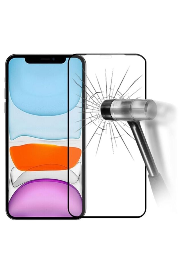 Iphone 13  Tam Kaplama Kırılmaz Cam Ekran Koruyucu