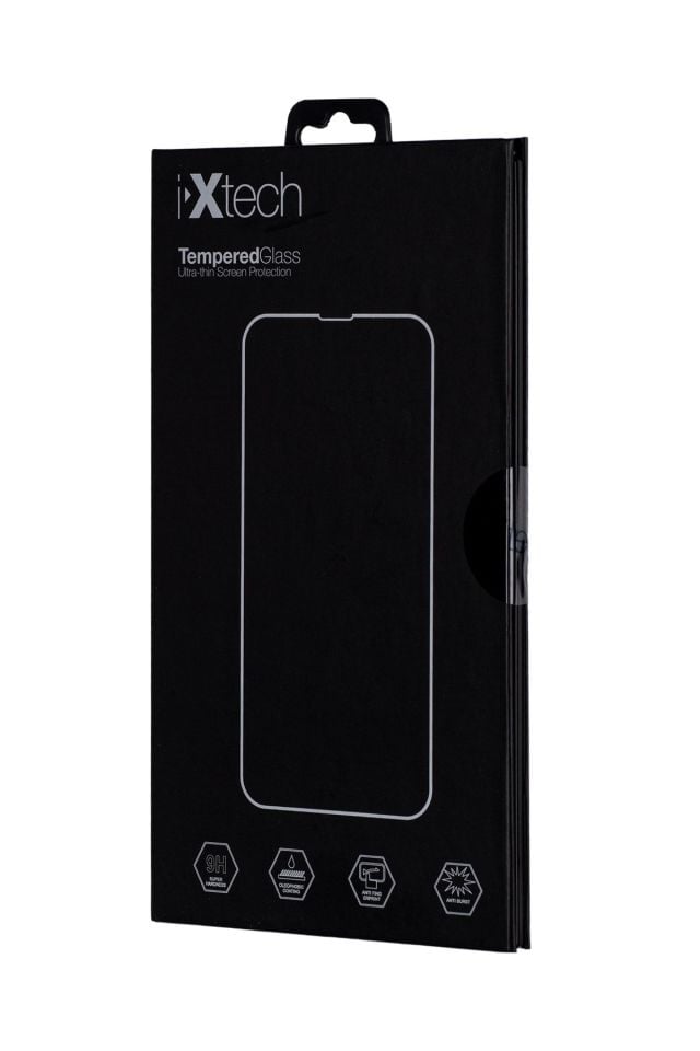 Iphone X-XS Siyah Tam Kaplama Kırılmaz Cam Ekran Koruyucu