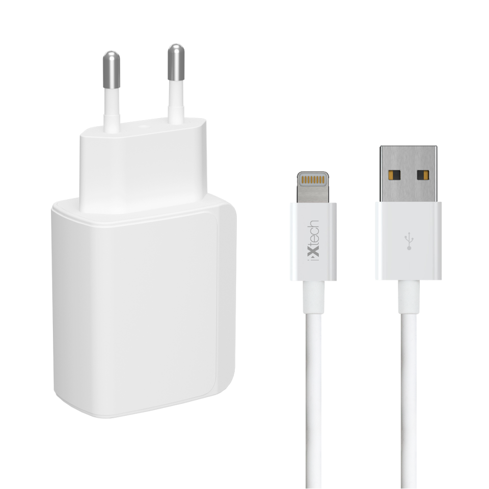 IX-CC012 Usb To Lightning Kablo ve Adaptör Hızlı Şarj Seti