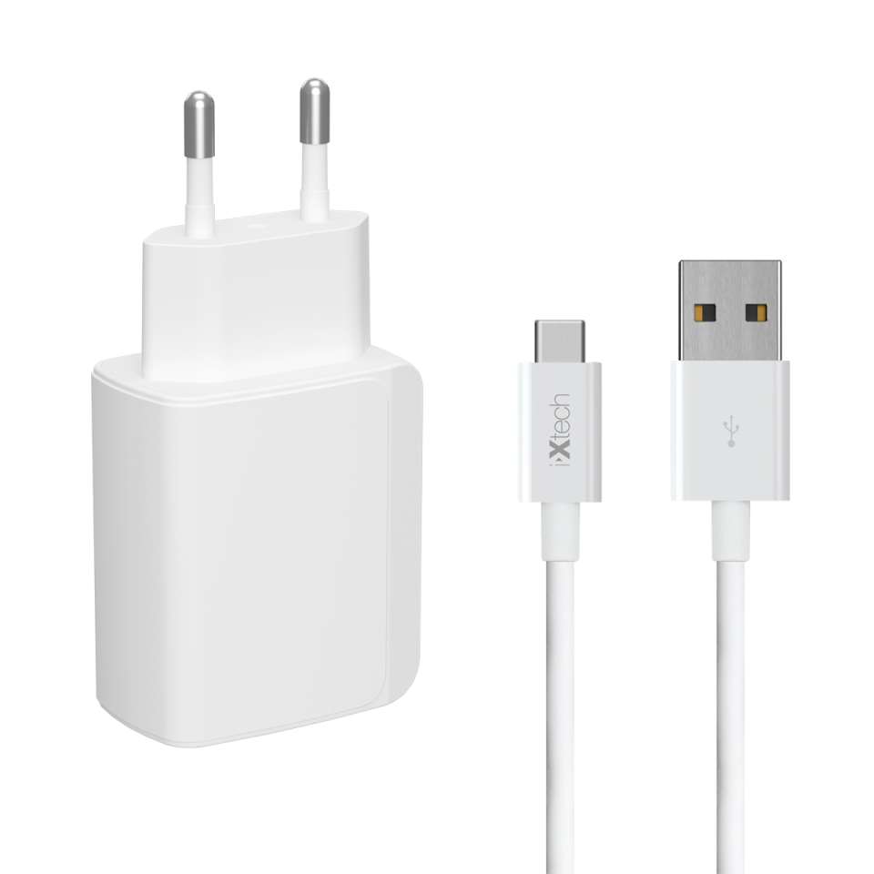 IX-CC012 Usb To Type-C Kablo ve Adaptör Hızlı Şarj Seti